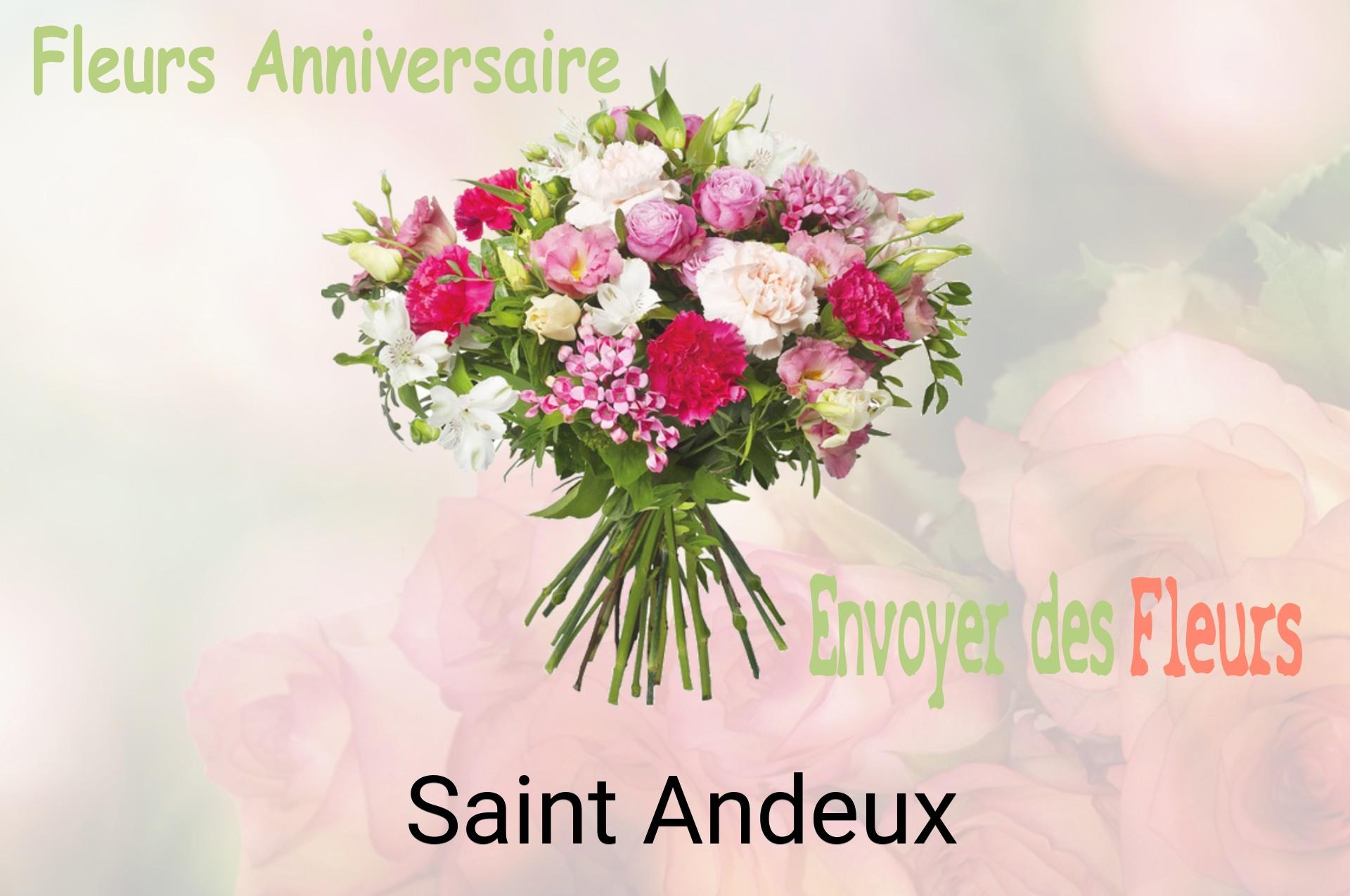 Bouquet de fleurs d’anniversaire livré à Saint-Andeux